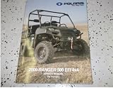 2009 Polaris RANGER 500 EFI 4X4 Shop Repair Service Manual FACTORY 09 BOOK