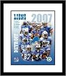 2007 Detroit Lions Team Composite NFL Framed 8x10 Photograph - CLOSEOUT SPECIAL