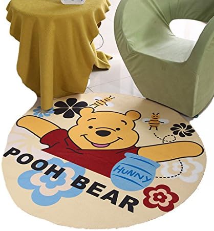Doncielo Round Area Rugs and Carpet Super Soft Bedroom Carpet For Kid Play (3939", H)