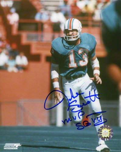 Jake Scott Autographed 8x10 Photograph | Details: Miami Dolphins, with 