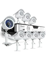 Photography: Zmodo KDB8-BARBZ8ZN-500GB 8CH H.264 DVR with 500GB HDD & 8 CMOS 480TVL 65ft IR Outdoor Security Cameras - Zmodo
