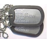 Customized Military Dog Tags