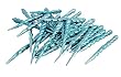 Club Pack of 36 Mermaid Blue Shatterproof Icicle Christmas Ornaments 5"