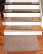 Dean Serged DIY 27" x 9" Imperial Carpet Stair Treads (13) with Landing Mat - Color: Cafe