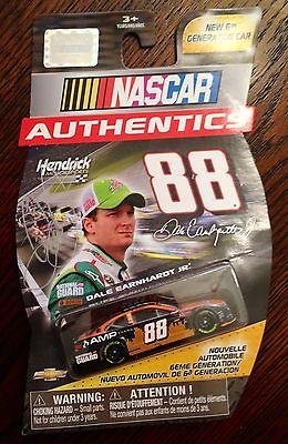 2013 Dale Earnhardt Jr Signed AMP ENERGY 1/64 Diecast NASCAR Authentics Car #1 - Autographed Diecast Cars