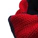 NSSTAR Fashionable Double Color Baby Infant Kids Toddler Unisex Boys Girls Weave Knitting Warm Neck Warmer with 1PCS Free Cup Mat Color Ramdon (Red)