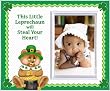 This Little Leprechaun St. Patrick's Day Picture Frame Gift and Decor