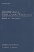Essentials of Behavioral Research: Methods and Data Analysis