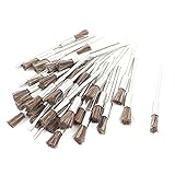 uxcell ペン研磨ブラシ 2.3mm直径 メタル ポリッシャー ブラシ