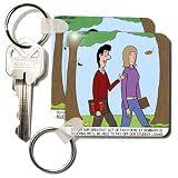 Test of Faith at Seminary in the Form of Student Loans - Set Of 2 Key Chains