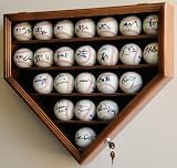 23 MLB Baseball Home Plate Shaped Display Case Cabinet w/ 98% UV protection