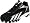 Black/Run White/Metallic Silver