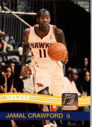 2010 / 2011 Donruss # 155 Jamal Crawford Atlanta Hawks NBA Trading Card- In Protective Screwdown Case!