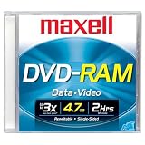  : Maxell DVD-RAM x 1 - 4.7 GB - storage media ( 636082 )