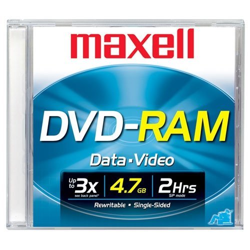 Maxell DVD-RAM x 1 - 4.7 GB - storage media ( 636082 )