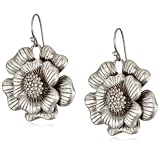 Lucky Brand Wild Flower Ears Silver-Tone Flowe
