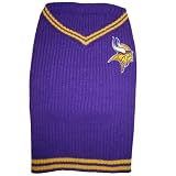 Pets First MIN-4012-MD Minnesota Vikings V-Neck Dog Sweater, Medium