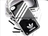 〆iPhone4S/4ハードケース/adidas/アディダス/カバー★ブラック