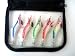 Kamikaze - 5 x CLOTH SQUID JIGS Size 2.5# with Bag