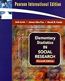 Elementary statistics in social research