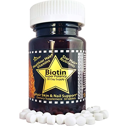 Ultra Potent BIOTIN Complex for Hair Growth, Strong Nails, and Smooth Skin - #1 Best Keratin & Collagen Support for Youthful Beauty & Energy - Extra Strength 10000 mcg Tablets - ORDER TWO OR THREE!