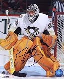 Marc Andre Fleury Autographed/Hand Signed Pittsburgh Penguins 8x10 Photo