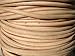 Lederband, Lederschnur, Lederriemen 5 m. Rund 4,0 mm. Natur