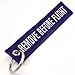 Rotary13B1 Remove Before Flight Keychain - Purple