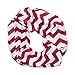 Red & White Chevron Infinity Scarf