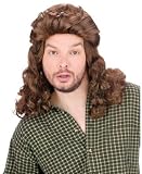Mullet Perm Brown Wig
