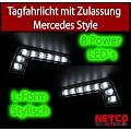 LED Tagfahrlicht RL00+ E Pr�fzeichen + ECE R87 Modul L-Form universell mit Zulassung