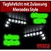 LED Tagfahrlicht RL00+ E Pr�fzeichen + ECE R87 Modul L-Form universell mit Zulassung