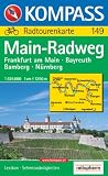 Kompass Karten, Main-Radweg: Radtourenkarte - Frankfurt a - M - - Bayreuth, Bamberg - N&uuml;rnberg - 