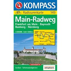 Kompass Karten, Main-Radweg: Radtourenkarte. Frankfurt a. M. - Bayreuth, Bamberg - N�rnberg