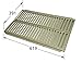 Music City Metals 99831 Stainless Steel Heat Plate Replacement for Select Ducane Gas Grill Models