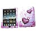 Snap-On Hard Case for Apple iPad "Purple Love" Design