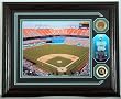 Dolphin Stadium Authenticated Infield Dirt Photomint with Gold Coin - Plaque - Florida Marlins MLB