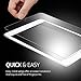 [2 Pack] iPad 2 3 4 Glass Screen Protector, MaxTeck 0.26mm 9H Tempered Shatterproof Glass Screen Protector Anti-Shatter Film for Apple iPad 2 / iPad 3 / iPad 4 - Lifetime Warranty