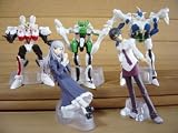 創聖のアクエリオン 全5種 ガシャポン 麗花 リーナ バンダイ 全5種 未開封 ミニブック付 1 ソーラーアクエイメージ