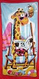 The Giraffe & Bee Large Bath / Beach Towel