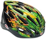 Bell Trigger Youth Bicycle Helmet (Black/Green Scorpion Flames, Universal Youth)