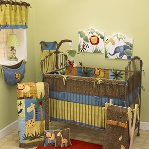 Cotton Tale Designs 8 Piece Paradise Crib Bedding Set