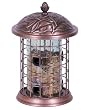 Avant Yarde Squirrel Resistant Bird Feeder, Satin Bronze with Clear Plastic, 11 3/4 Inches High