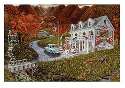 Mountain High - Art Poster (Artist: Tom Masse) (Size: 32" x 22")