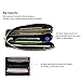 Belfen Women Smartphone Leather Zipper Clutch with removable Wristlet (Navy blue)