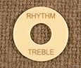 Toggle Switch washer Rhythm / Treble Ring Creme/Gold -NEW