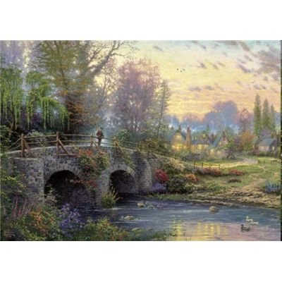 Childrens Toyshop  Spielwaren : Schmidt Spiele 58451 - Thomas Kinkade, Abendspaziergang, 1.000 Teile (Puzzle)