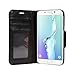 Galaxy S6 Edge Plus Case, ACEABOVE [Kickstand] Samsung Galaxy S6 Edge Plus Wallet Case [Ultra Slim] Premium PU Leather Flip Cover - Flip Case for Samsung Galaxy S6 Edge+ / Plus (2015) - Black