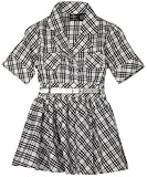 Baby Phat Girls 7-16 Short Sleeve Plaid Tunic