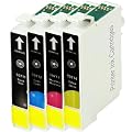 1 set of Compatible Epson T0715 ink cartridges for Epson Stylus B40w BX300f BX310fn BX410 BX510 BX600fw BX610fw D78 D92 D120 DX400 DX4000 DX4050 DX4400 DX 4400 DX4450 DX5000 DX5050 DX6000 DX6050 DX7000f DX7400 DX7450 DX8400 DX8450 DX9400f S20 S21 SX100 SX105 SX110 SX115 SX200 SX205 SX209 SX210 SX212 SX215 SX218 SX 218 SX400 SX405 SX405wfi SX410 SX415 SX510w SX515w SX600fw SX610fw Printers - Compatible Epson Cheetah Inks T0715 T0891 T0892 T0893 T0894 T0895 T0896 TO711 TO712 TO713 TO714 TO715 E- 711 E- 712 E- 713 E- 714 E- 715 (Contains 1x T0711 Black, 1x T0712 Cyan, 1x T0713 Magenta, 1x T0714 Yellow) ***by Printer Ink Cartridges***